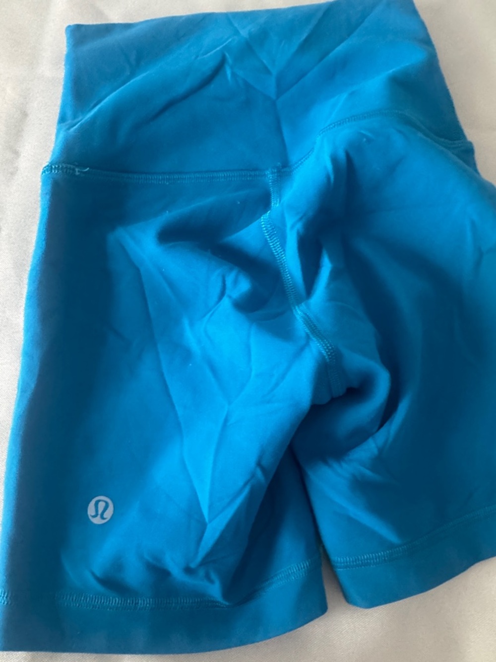 lululemon athletica Bright Blue/Turquoise  Athletic Bike Shorts